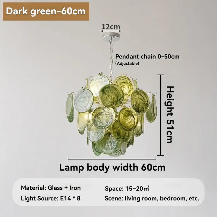 Suspension luminaire moderne en verre élégant raffiné