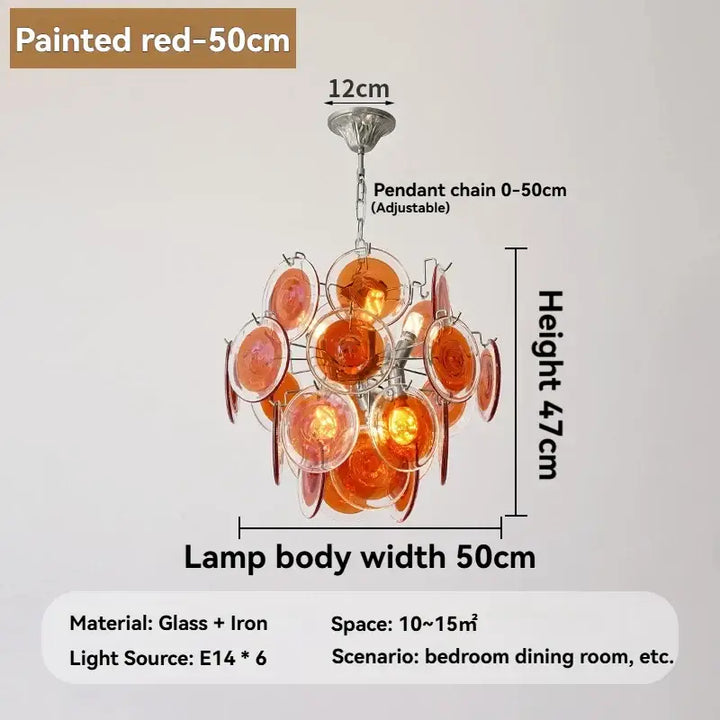 Suspension luminaire moderne en verre élégant raffiné