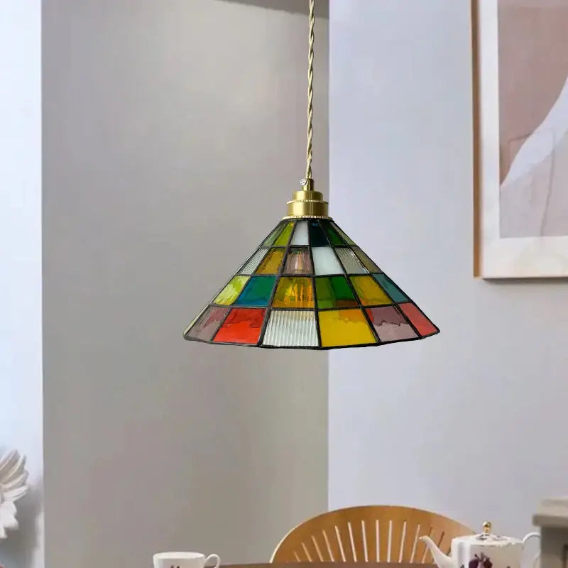 Suspension luminaire multicolore style contemporaine et moderne
