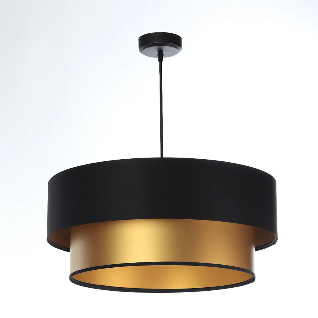 Suspension Luminaire | DUO (Noir/Doré)