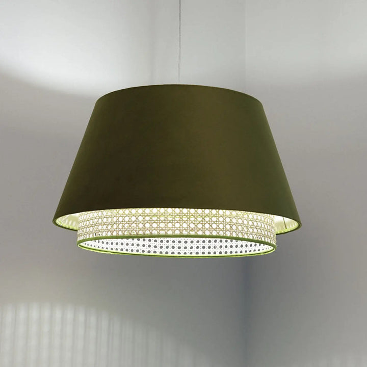 Suspension Luminaire | SENSEI RATTAN (OLIVE)