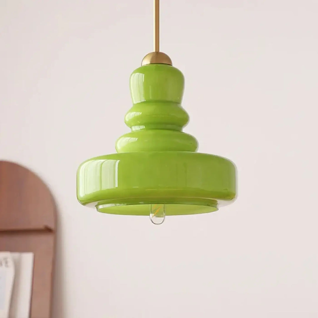 Suspension Luminaire Originale Blanc Cassé Forme Artistique