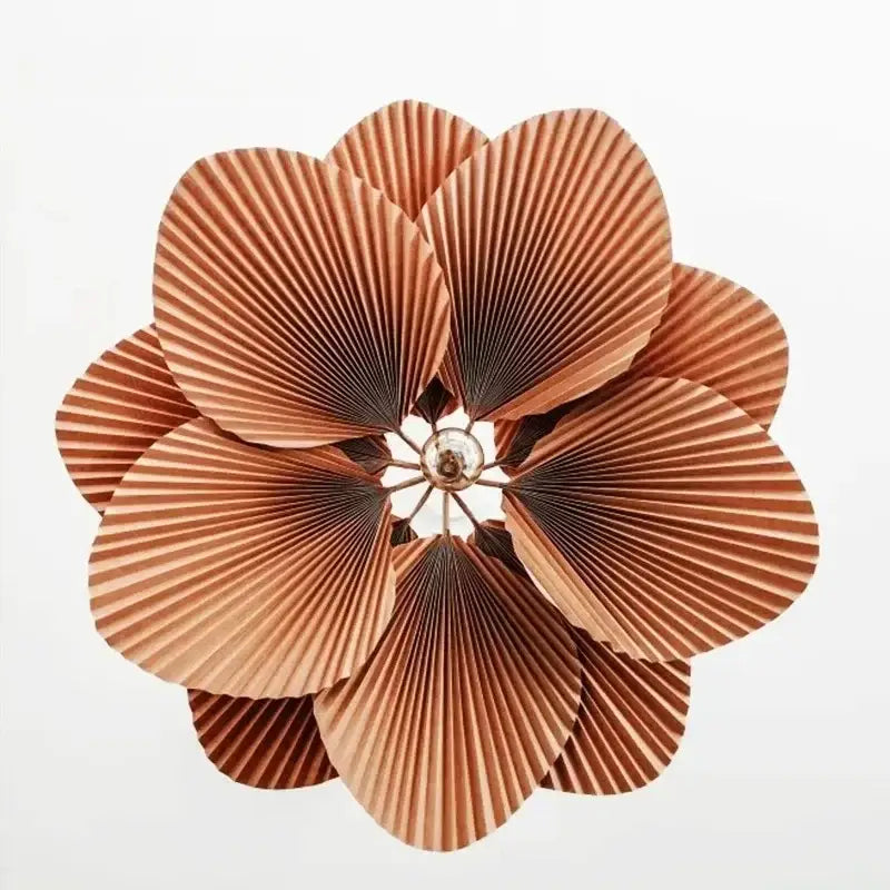 Suspension Luminaire En Papier Marron Style Bohème Chic