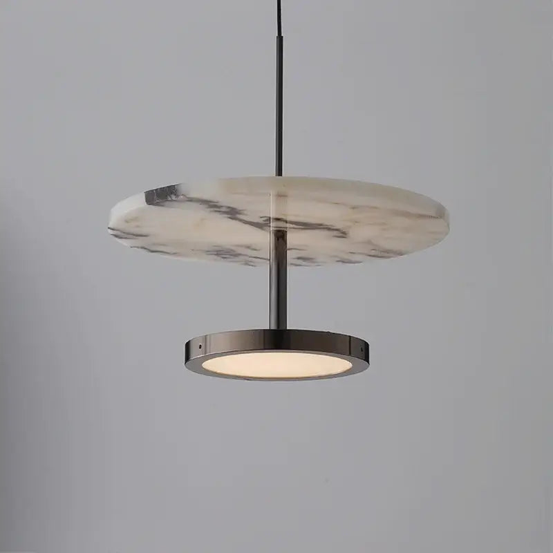 Suspension luminaire en pierre style contemporain moderne
