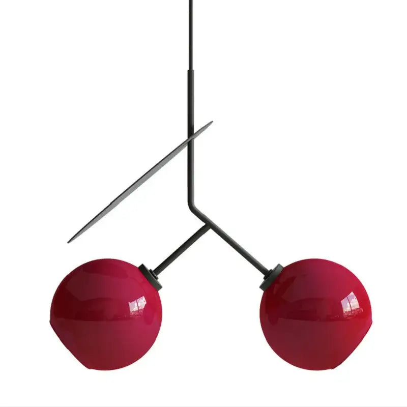 Suspension Luminaire Sphère Colorée Style Contemporain Chic