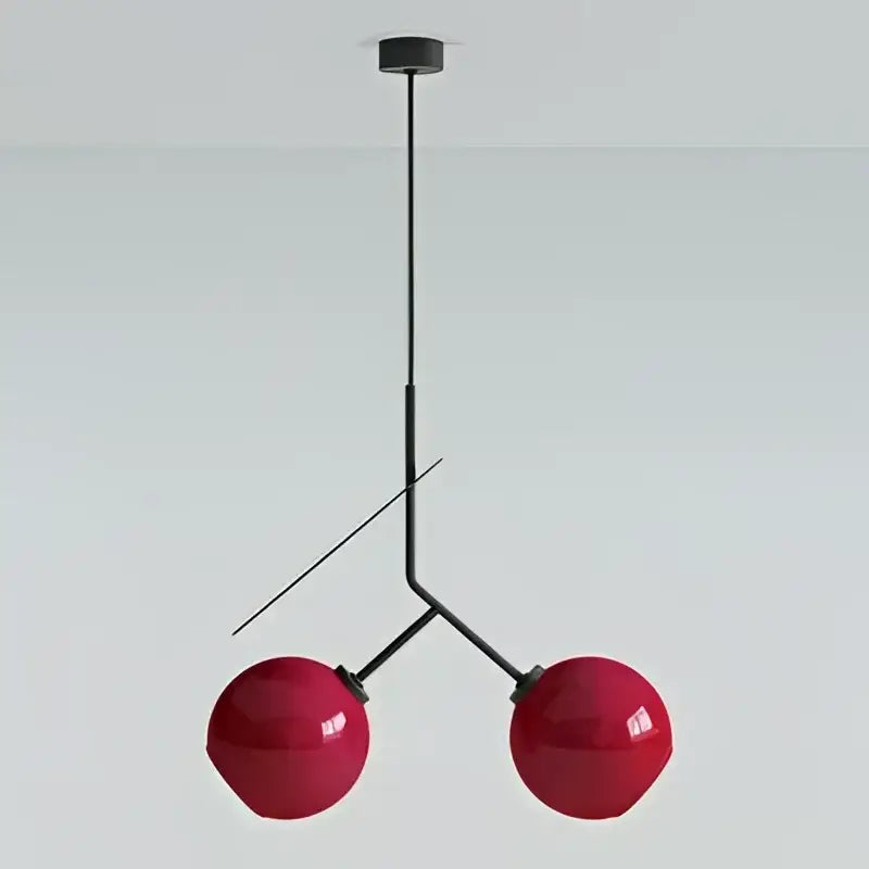 Suspension Luminaire Sphère Colorée Style Contemporain Chic
