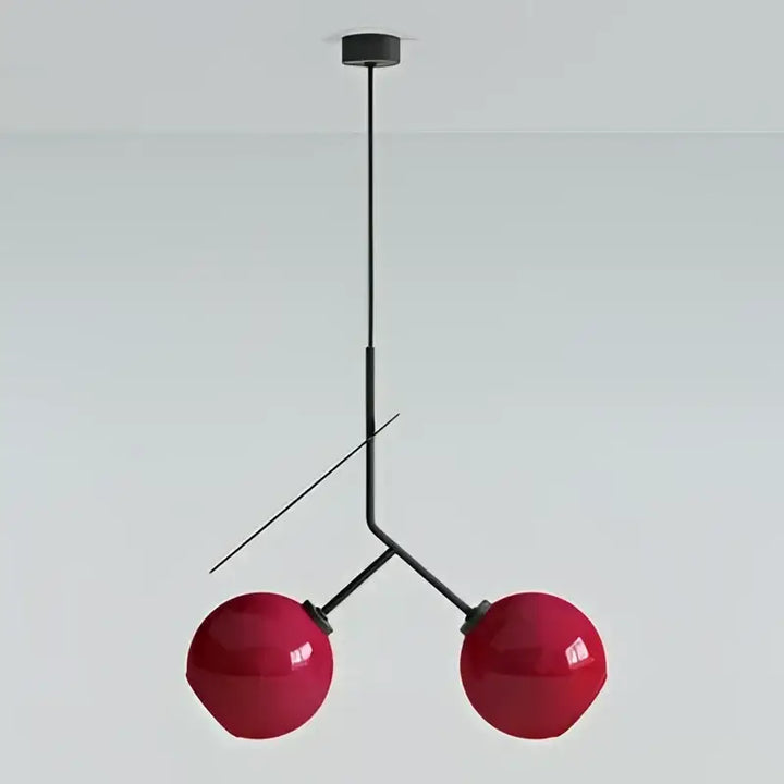 Suspension Luminaire Sphère Colorée Style Contemporain Chic
