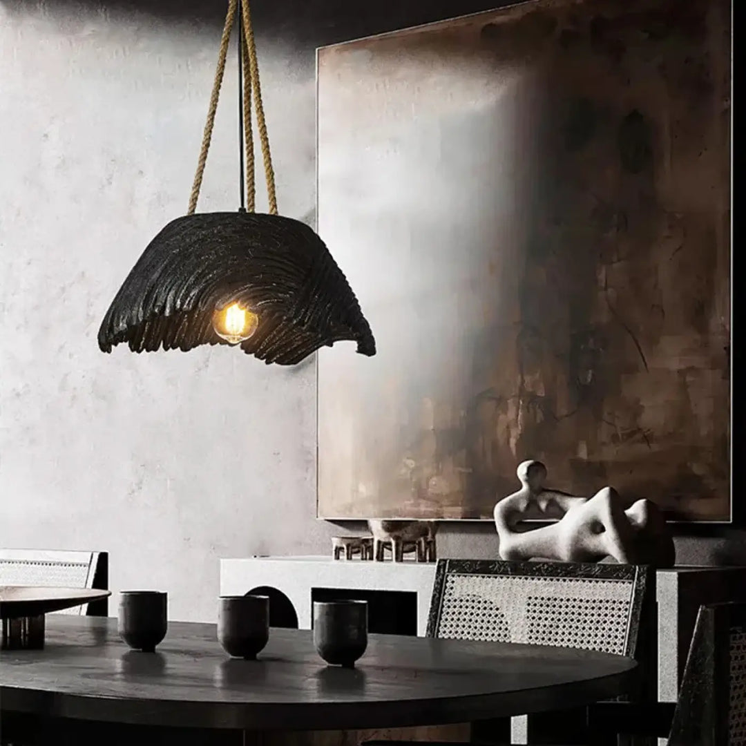 Suspension Luminaire de style rustique naturel et bohème

