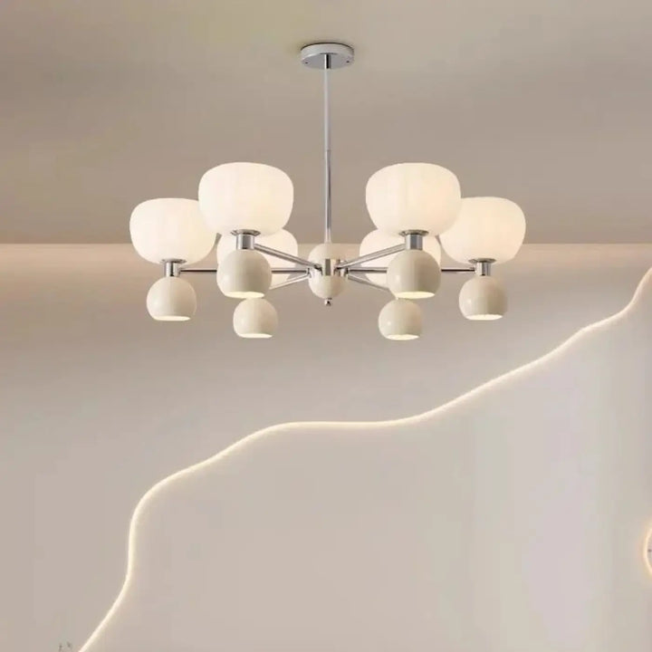 Suspension têtes moderne vert design écologique élan