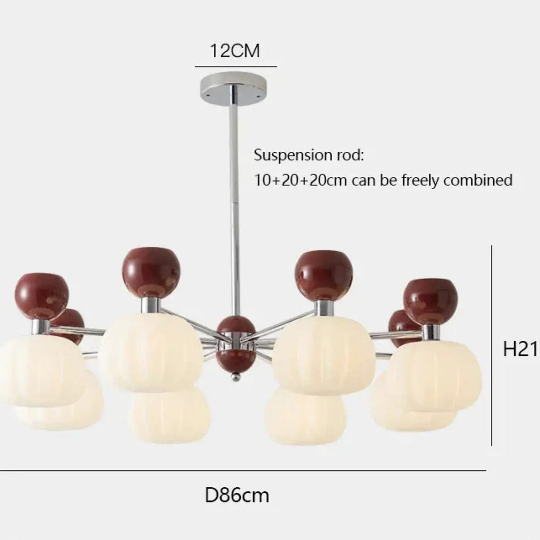 Suspension têtes moderne vert design écologique élan