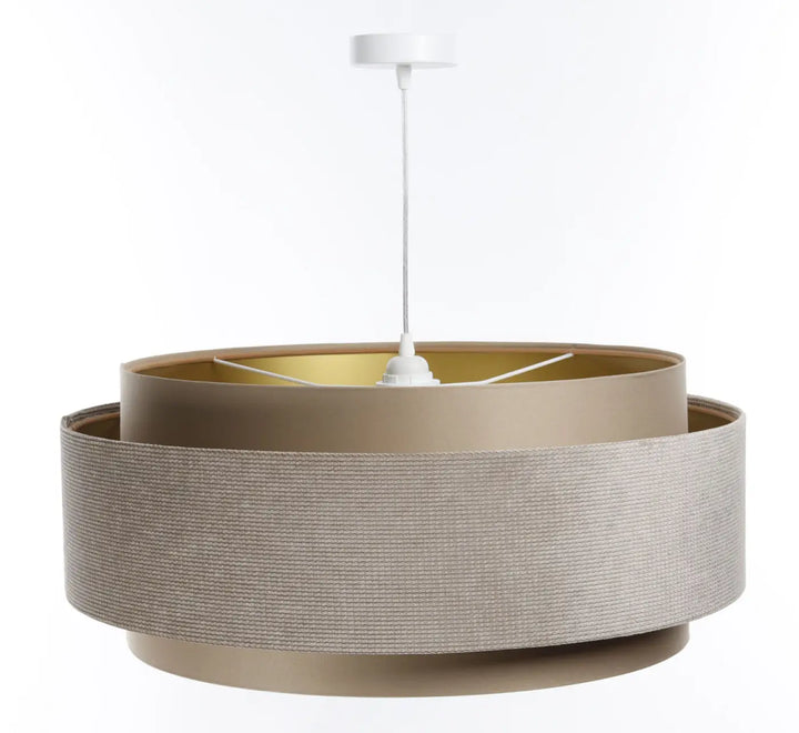 Suspension Luminaire | DOBLO CLASSIC (Beige/Doré)