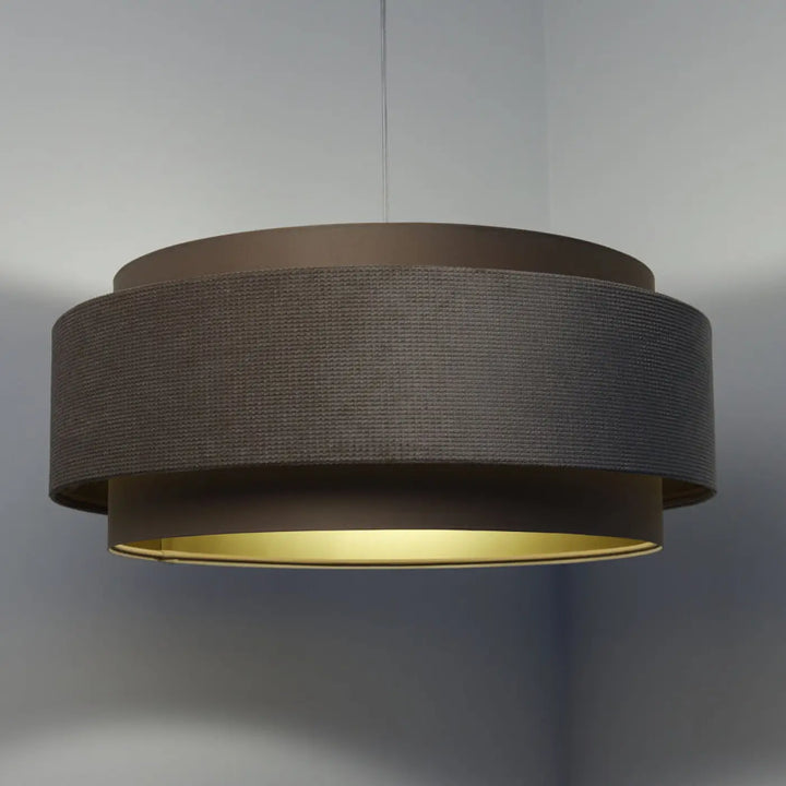 Suspension Luminaire | DOBLO CLASSIC (Beige/Doré)