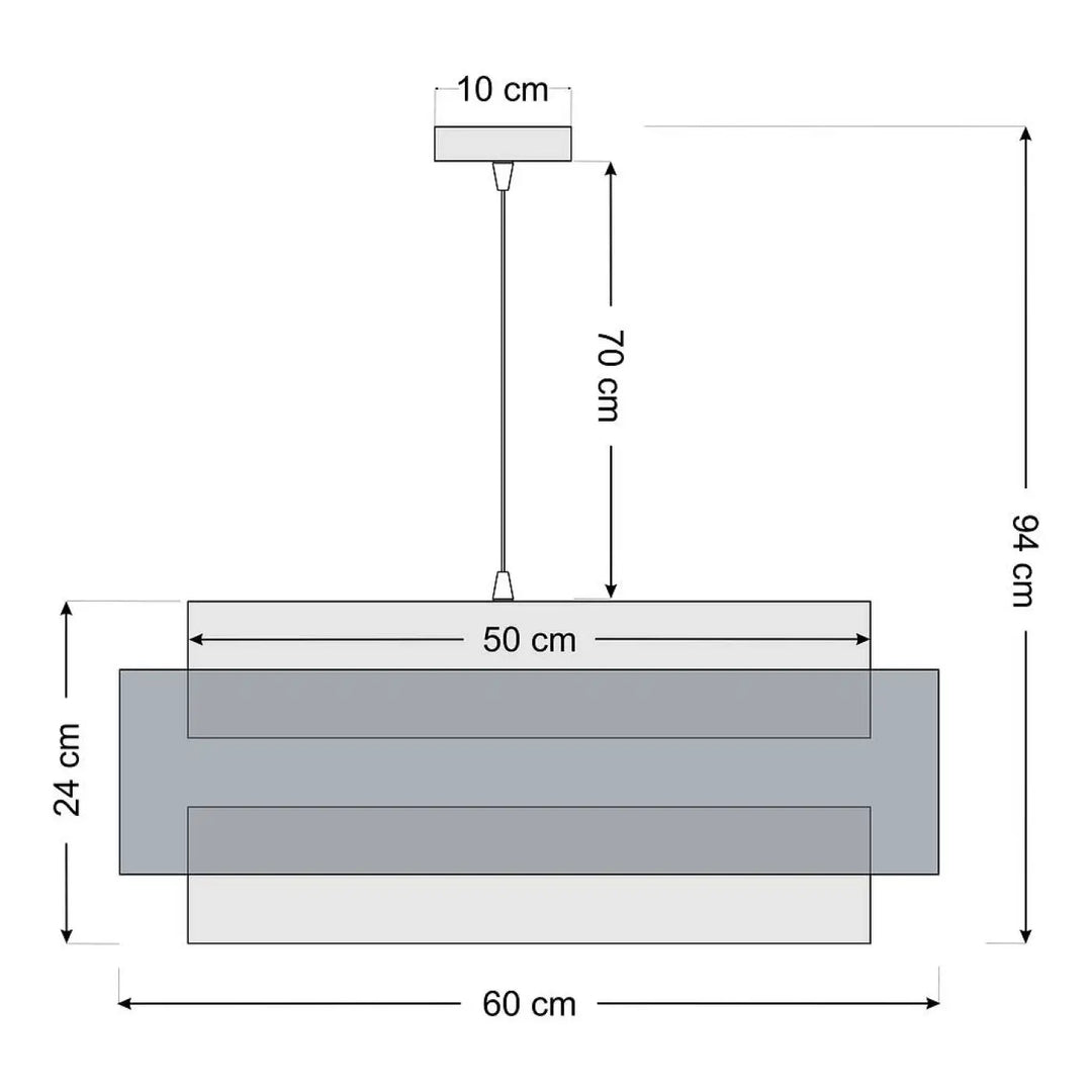 Suspension Luminaire | DOBLO CLASSIC (Beige/Doré)