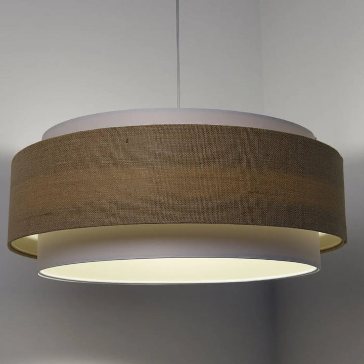 Suspension Luminaire | DOBLO CLASSIC (Blanc/Beige/Ecru)