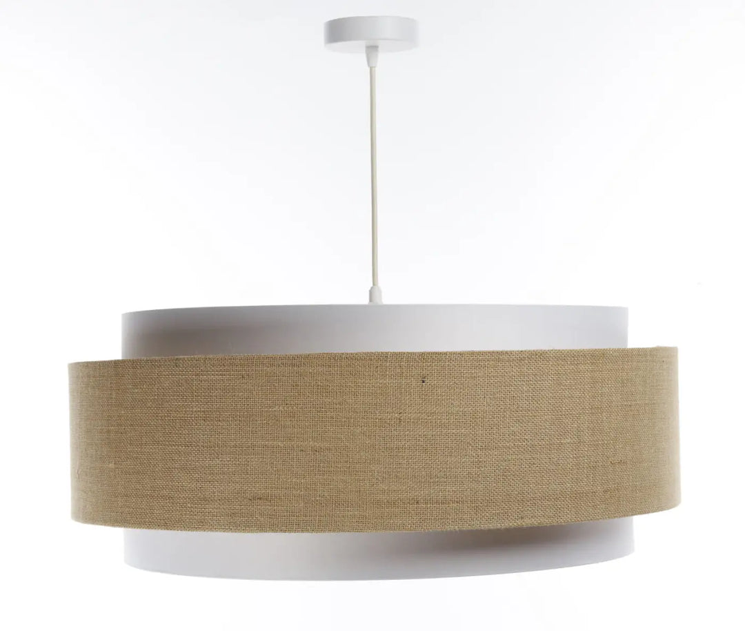 Suspension Luminaire | DOBLO CLASSIC (Blanc/Beige/Ecru)