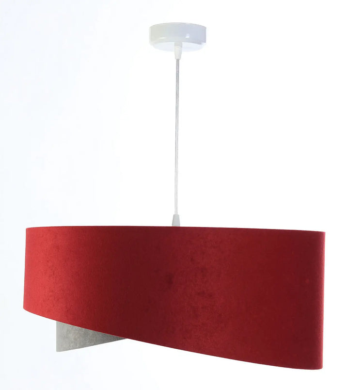 Suspension Luminaire | GALAXY VELOUR 50 cm (Bordeaux/Gris/Argent)