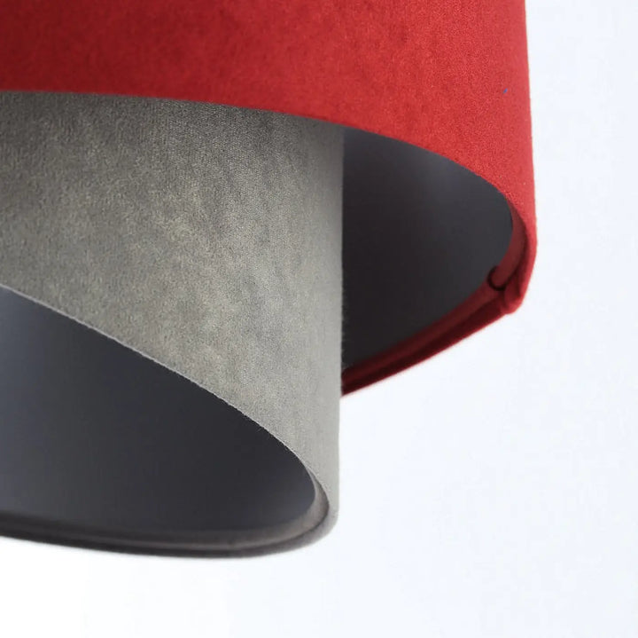 Suspension Luminaire | GALAXY VELOUR 50 cm (Bordeaux/Gris/Argent)