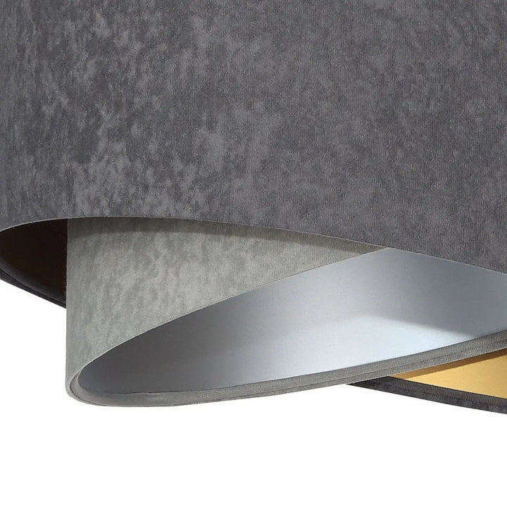 Suspension Luminaire | GALAXY VELOUR 50 cm Gris  (Graphite/Gris/Doré/Argent)