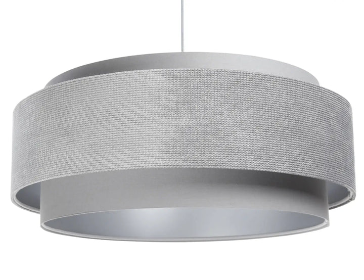 Pendant lamp Doblo Classic – Grey/Silver
