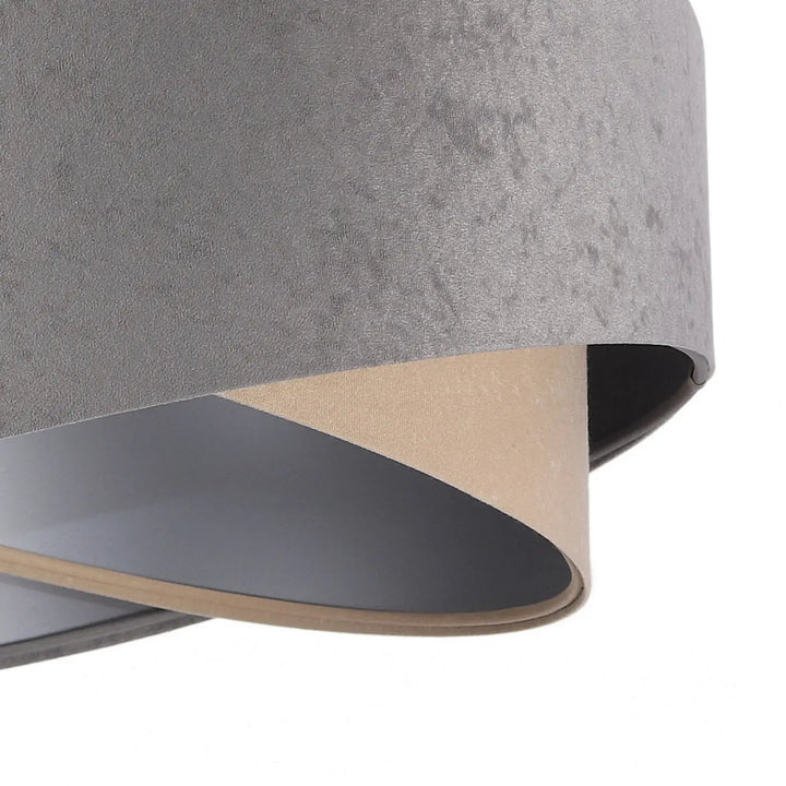 Suspension Luminaire | GALAXY VELOUR 50 cm  (Gris/Beige/Argent)