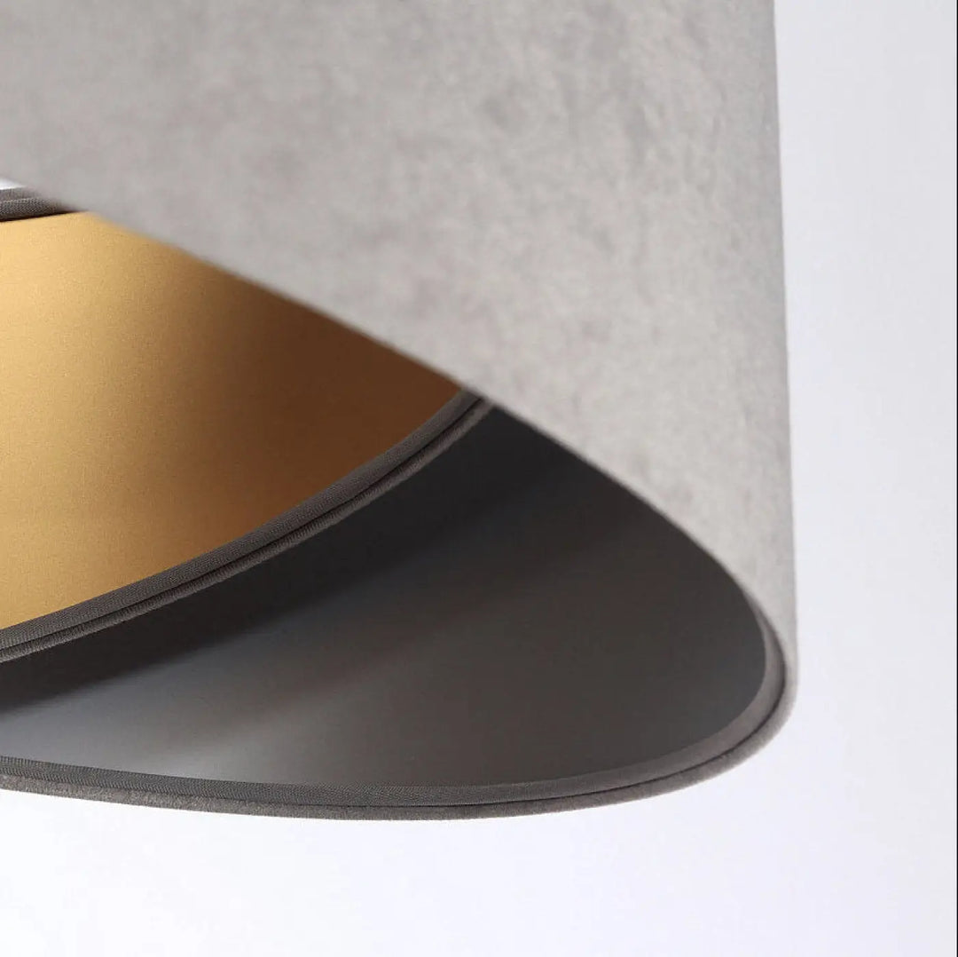 Suspension Luminaire | GALAXY VELOUR 50 cm Gris (Gris/Argent/Doré)