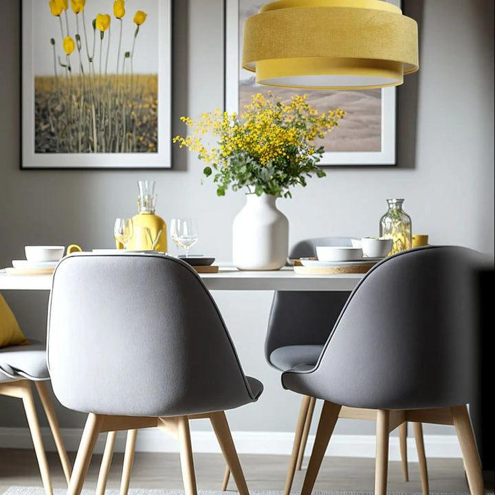 Suspension Luminaire | DOBLO CLASSIC (Jaune/Blanc)