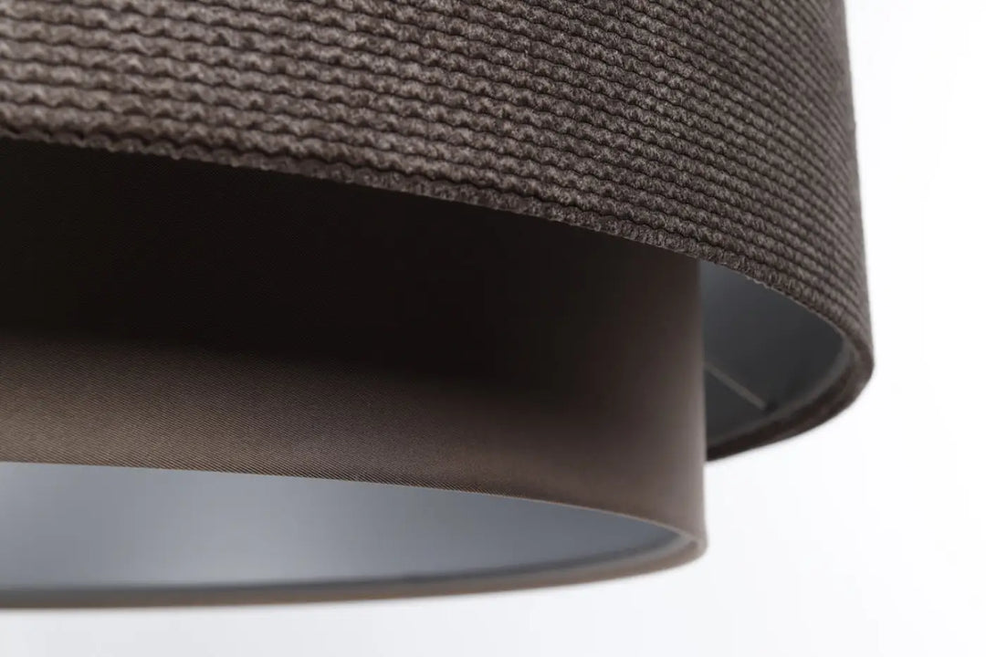 Suspension Luminaire | DOBLO CLASSIC (Marron Café/Argent)