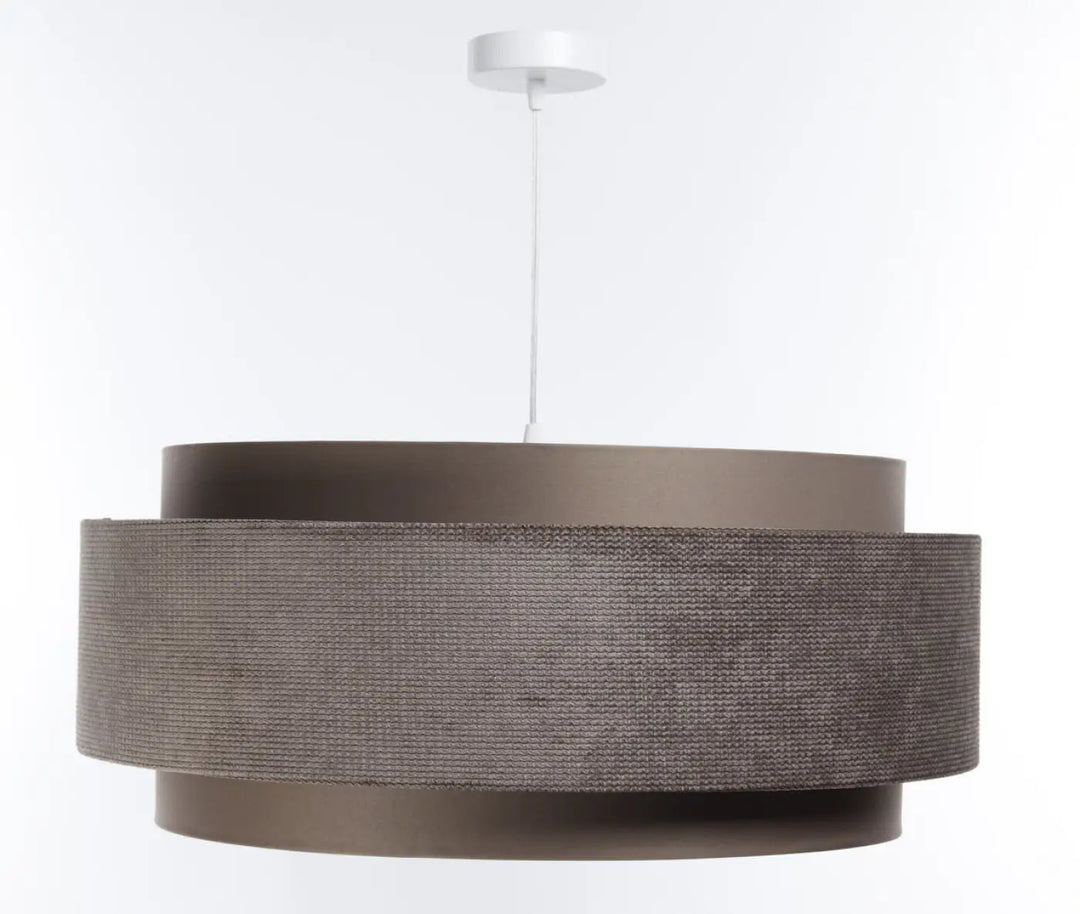 Suspension Luminaire | DOBLO CLASSIC (Marron Café/Argent)