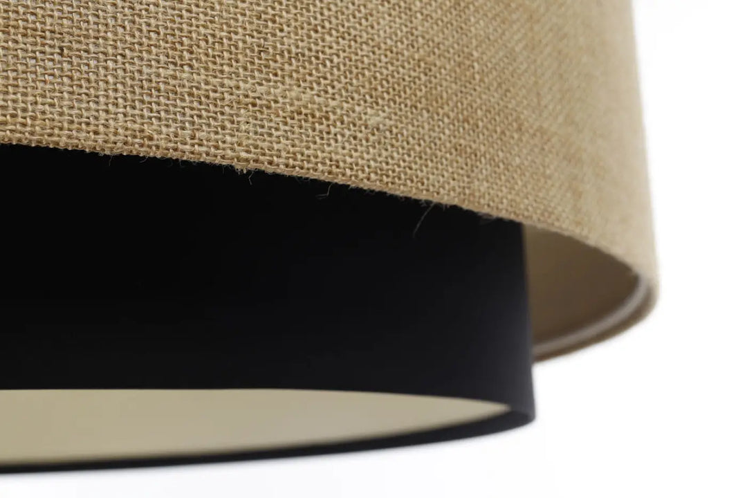 Suspension Luminaire | DOBLO CLASSIC (Noir /Beige/Ecru)