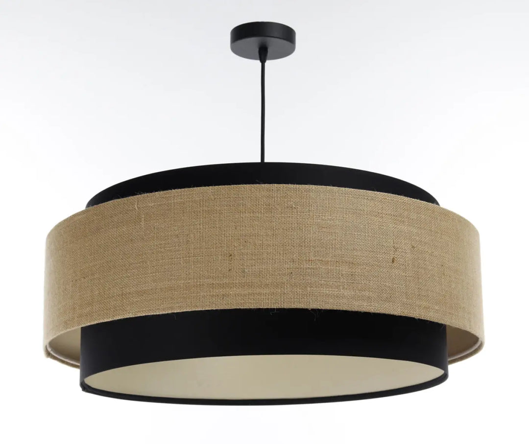 Suspension Luminaire | DOBLO CLASSIC (Noir /Beige/Ecru)