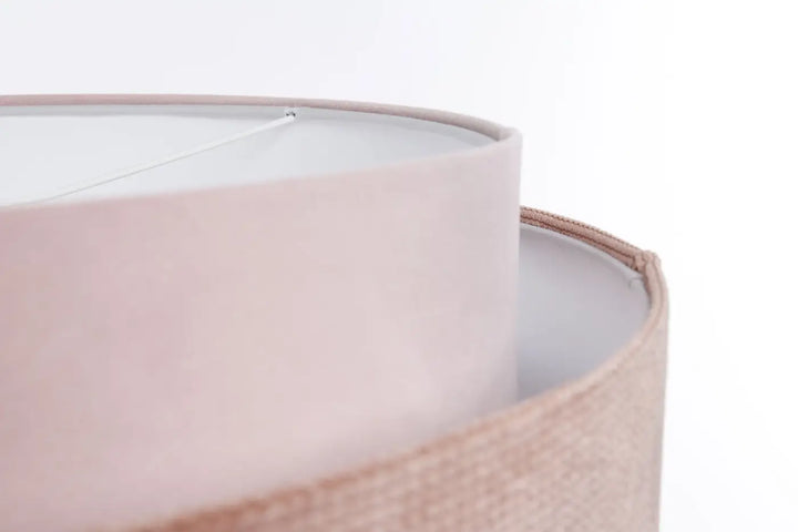 Suspension Luminaire | DOBLO CLASSIC (Rose Pâle/Blanc)