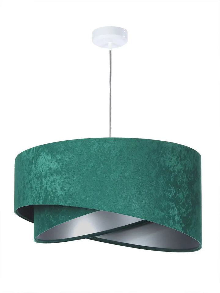Suspension Luminaire | GALAXY VELOUR 50 cm (Vert/Argent)
