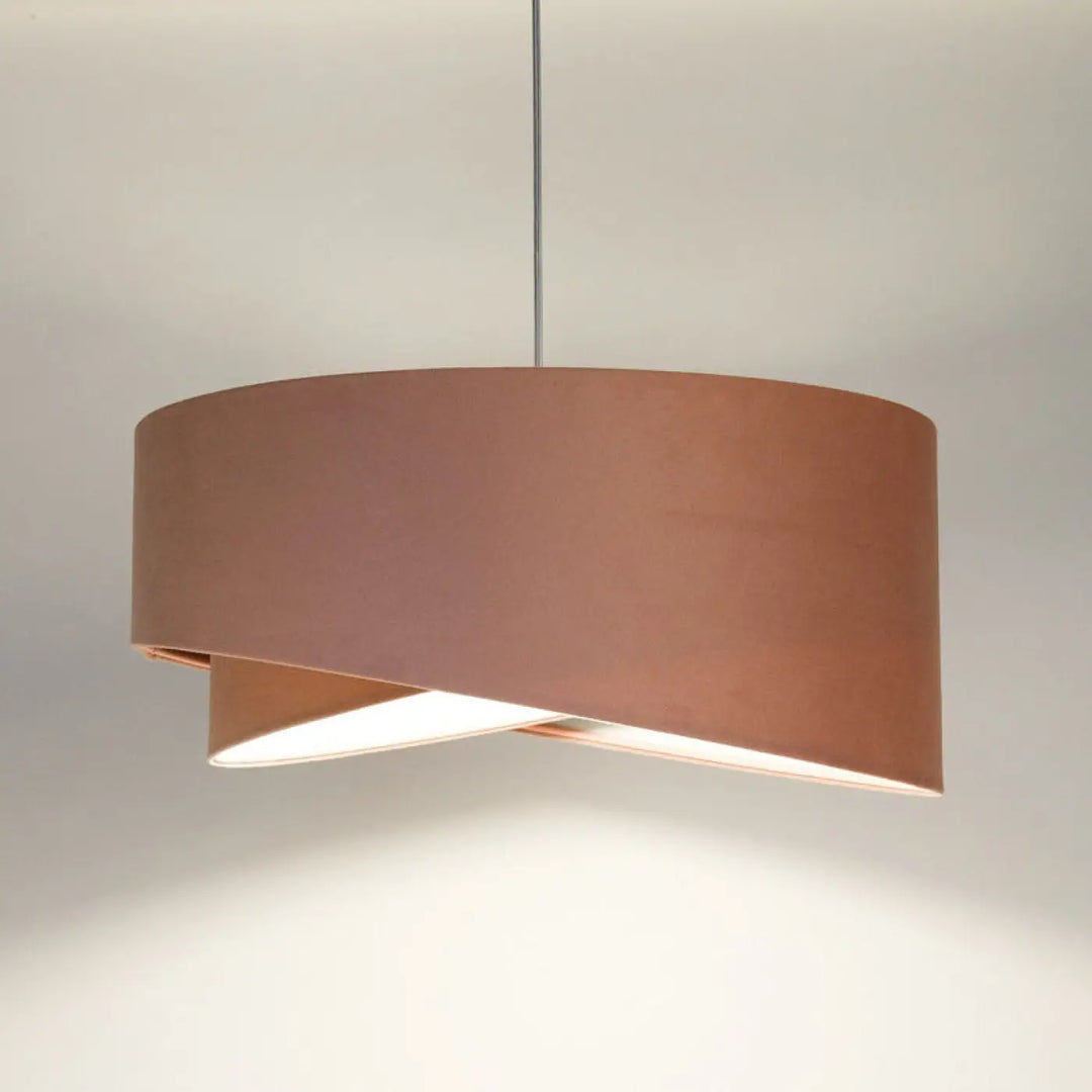 Suspension Luminaire (Vieux Rose/Gris Clair)