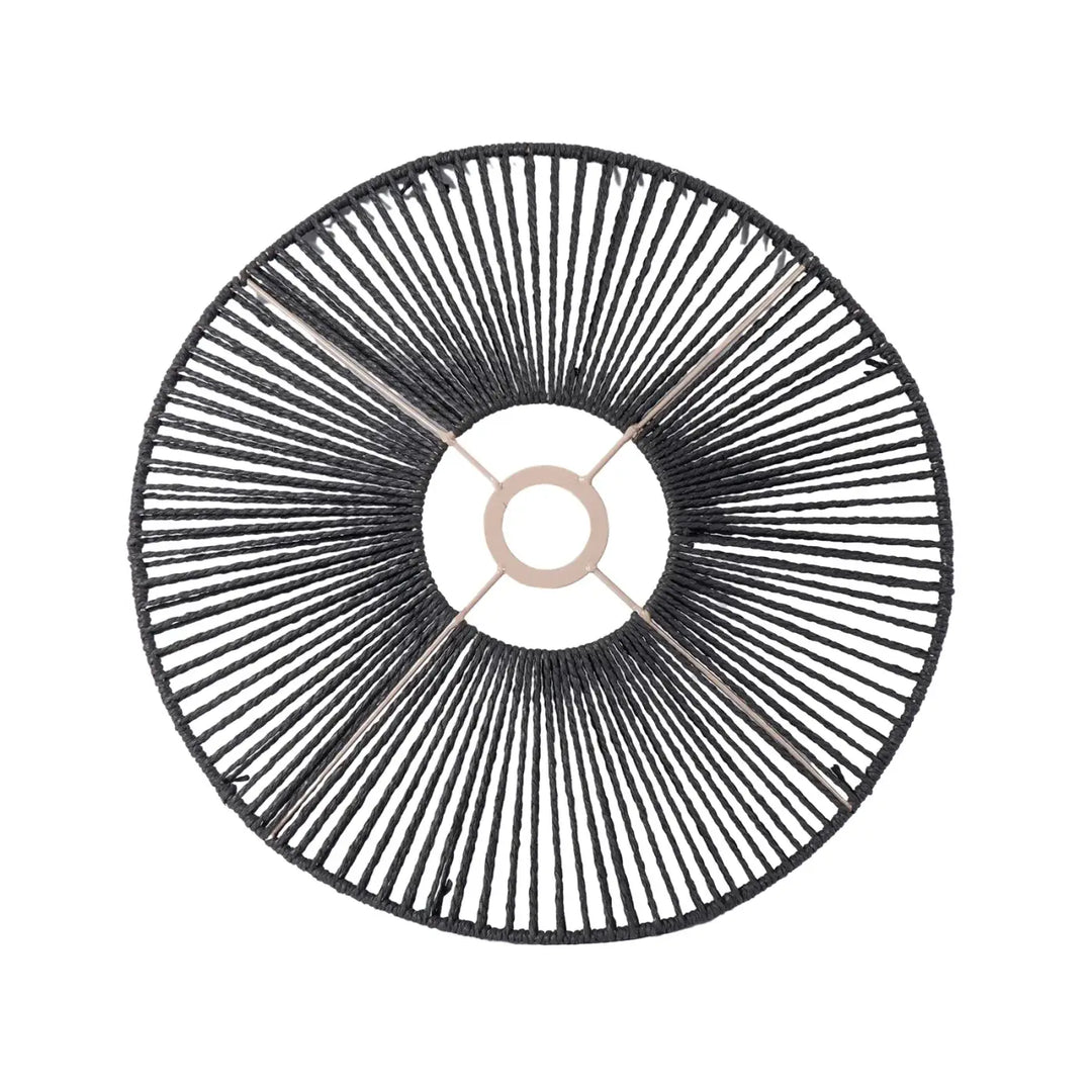 Suspension luminaire tressé naturel design moderne beige