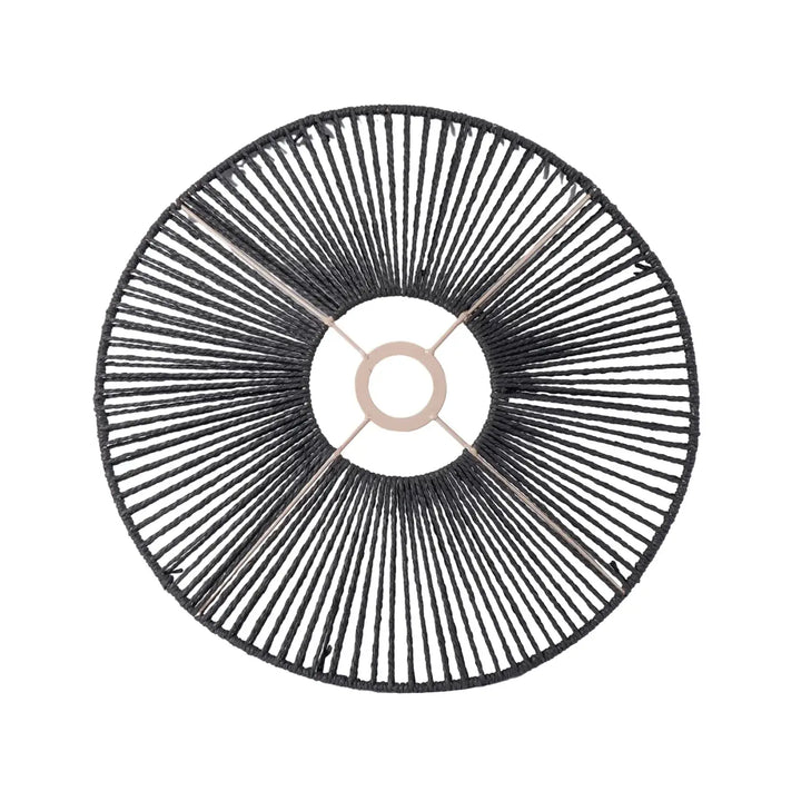 Suspension luminaire tressé naturel design moderne beige