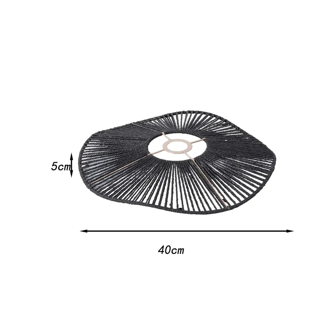 Suspension luminaire tressé naturel design moderne beige