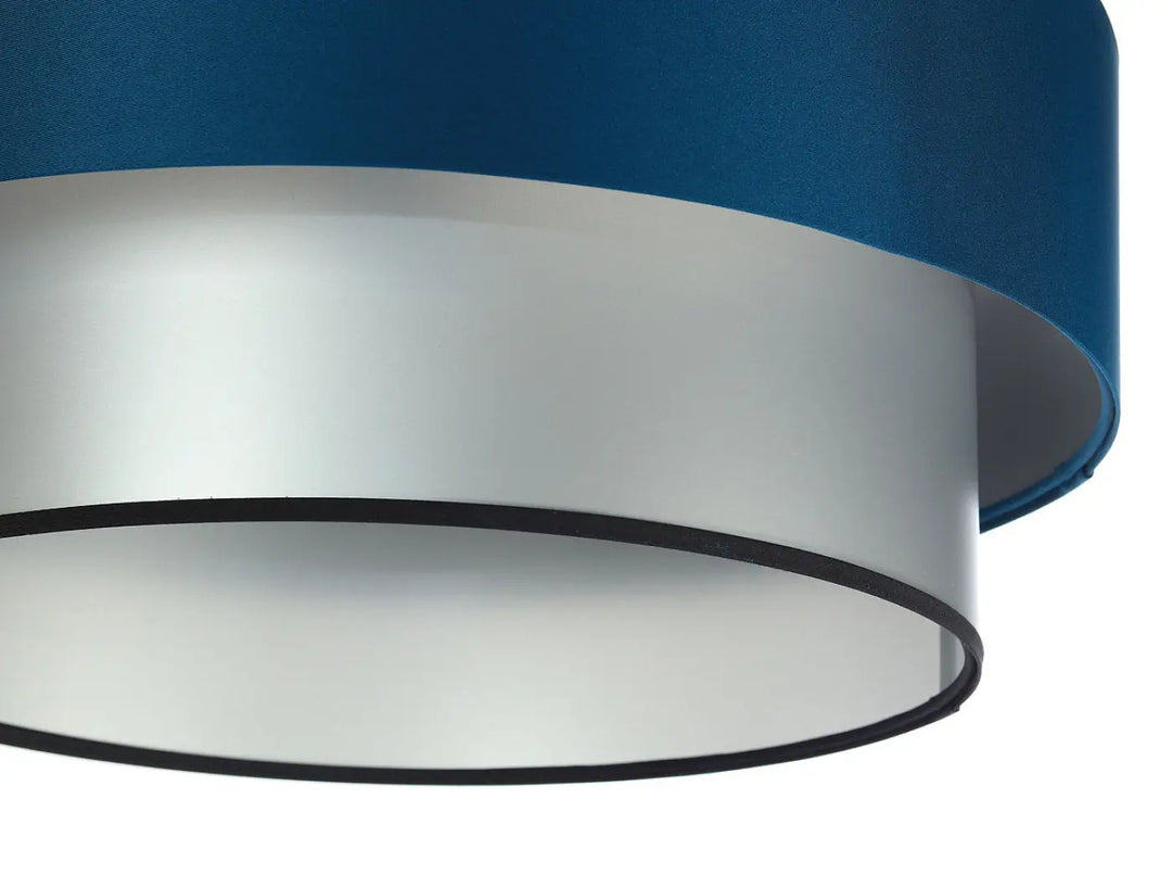 Suspension Luminaire | DUO (Turquoise/Argent)