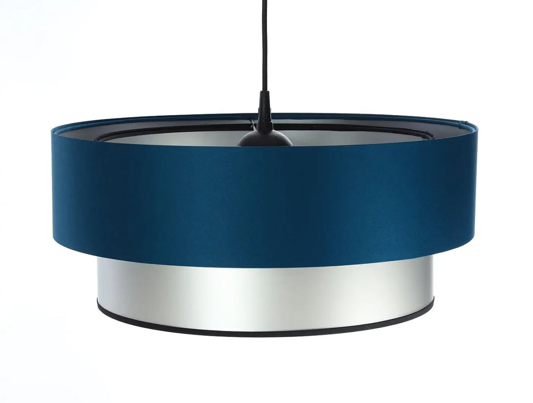 Suspension Luminaire | DUO (Turquoise/Argent)