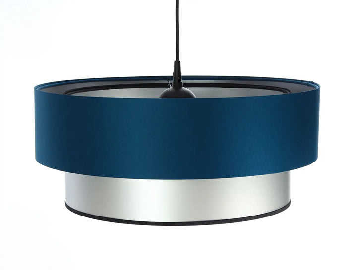 Suspension Luminaire | DUO (Turquoise/Argent)
