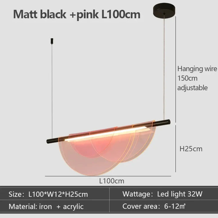 Suspension verre style élégant design chic intérieur