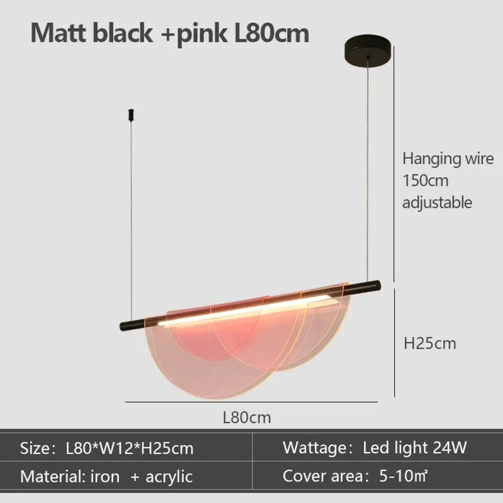 Suspension verre style élégant design chic intérieur