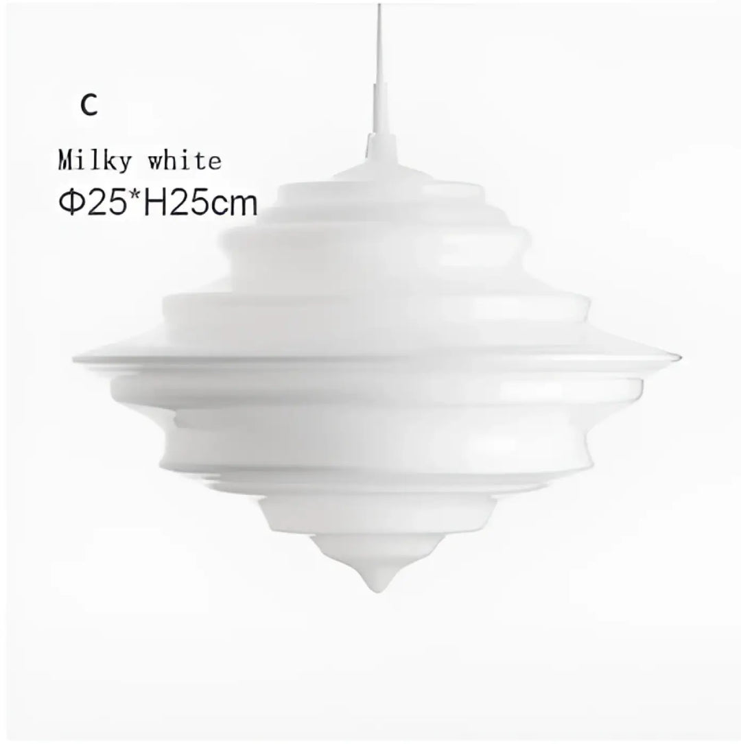 Suspension luminaire en verre style art déco élégant