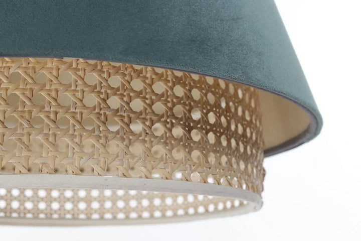 Suspension Luminaire | SENSEI RATTAN (VERT)