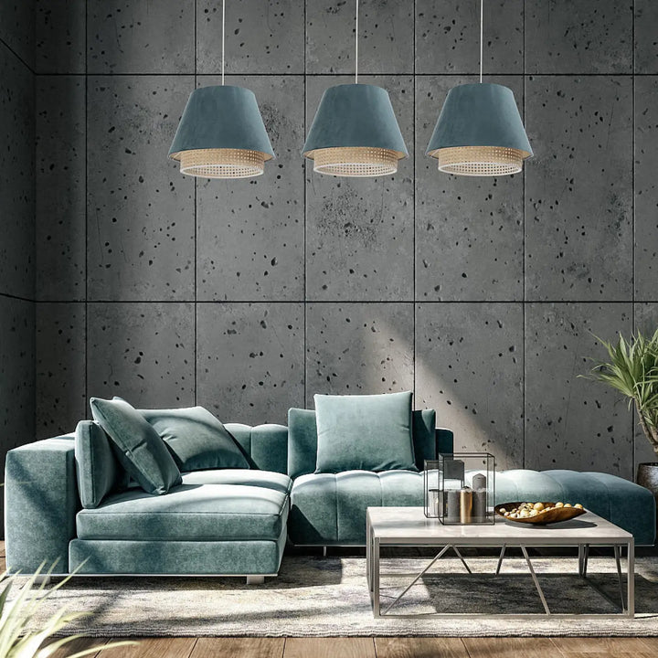 Suspension Luminaire | SENSEI RATTAN (VERT)