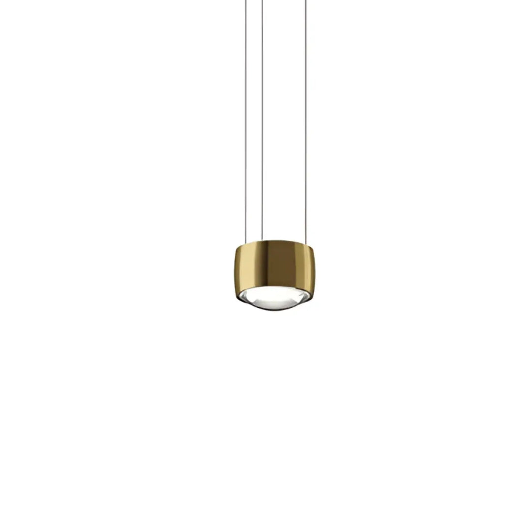Suspension luminaire briss en laiton doré avec verre cristallin pour une suspension luxe élégante et moderne