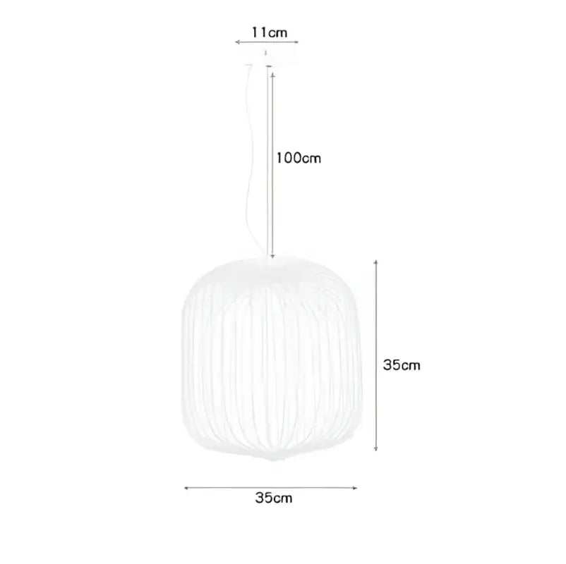 Suspension métal noir ou blanc contemporain décor chic