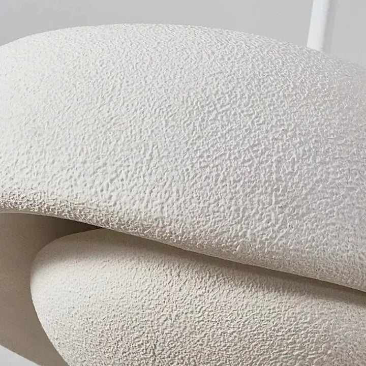 Suspension Moderne Design Dôme Texturé Blanc Noir Gris Intérieur Doré