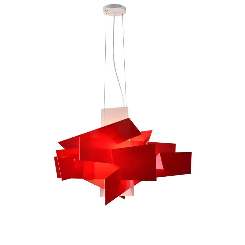 Suspension Moderne En Polycarbonate Style Abstrait Élégant