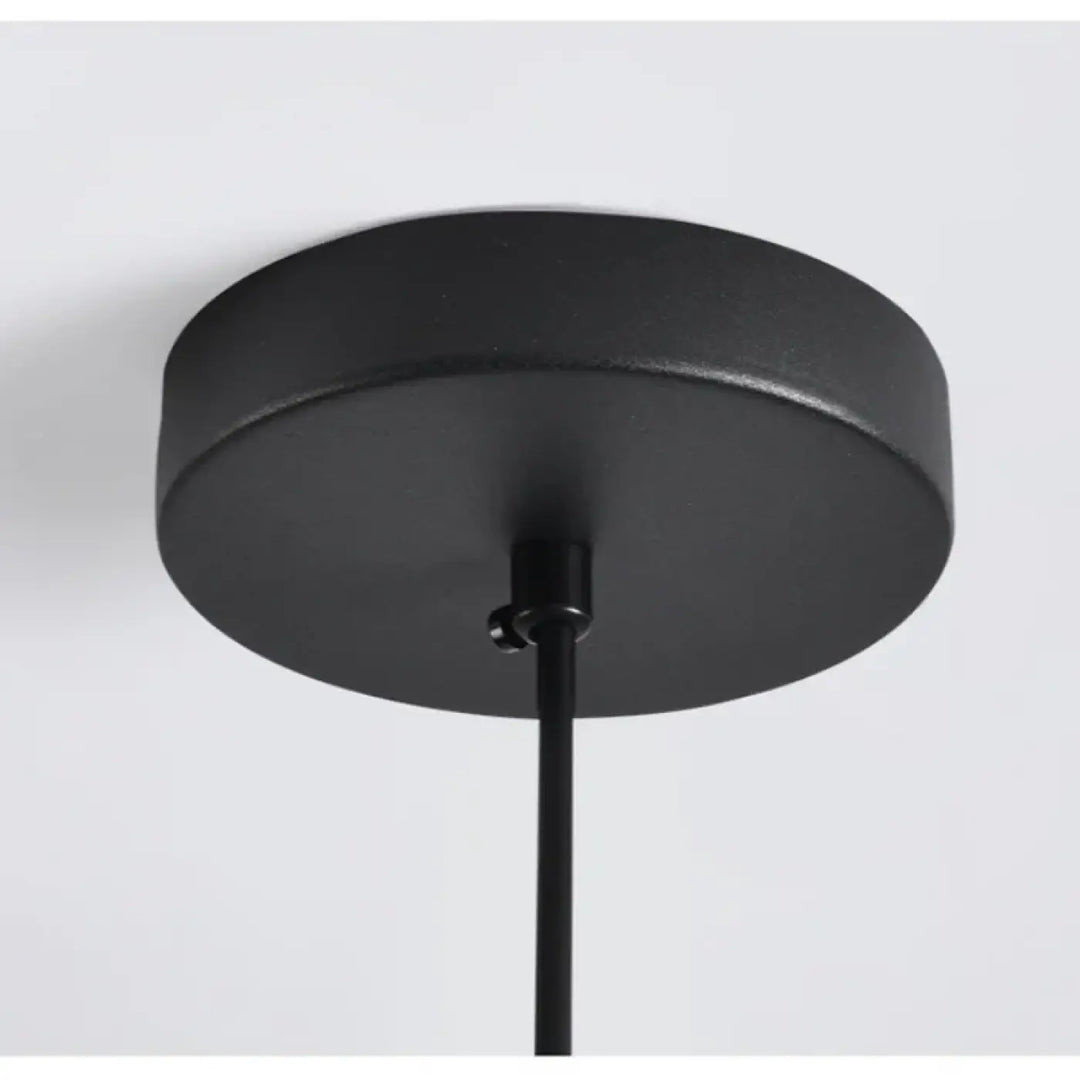 Suspension moderne en feutre côtelé style nordique