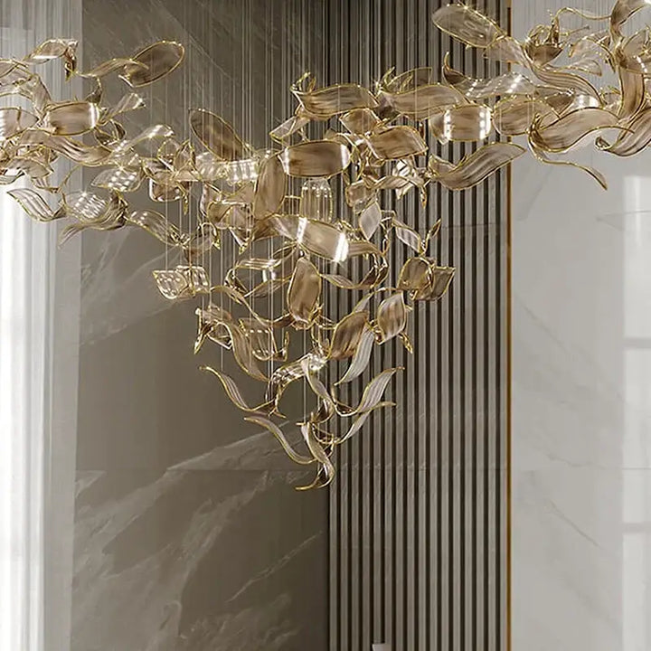 Suspension moderne inspiration nature luxueuse